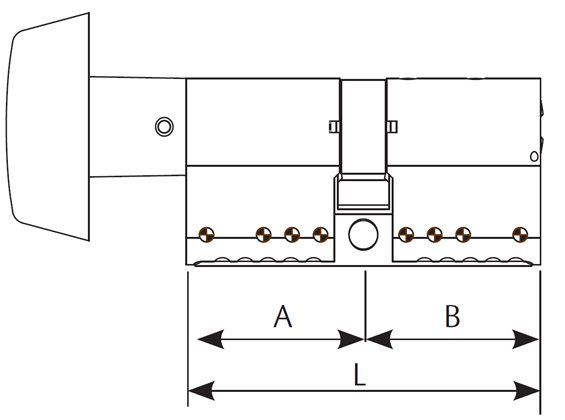 Cilindros Serie HSK Plus Botão - Profissional — Yale Lisboa