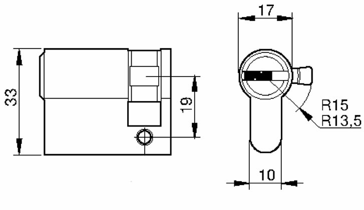 Meio Cilindro HSK - Professional Locksmith — Yale Lisboa