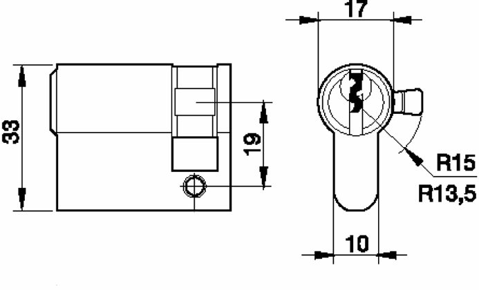 Meio Cilindro YL5 - Professional Locksmith — Yale Lisboa