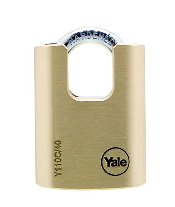 Y110C - Cadeado em Latão com Arco Protegido — Yale Lisboa