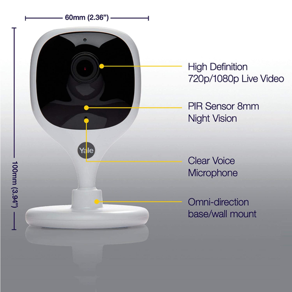 Smart Home Indoor IP Camera 1080p — Yale Lisboa